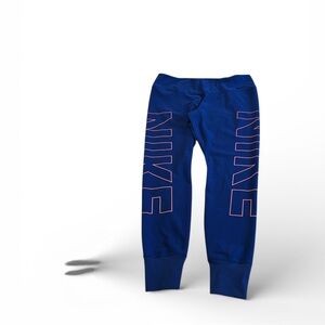 Nike Women’s Navy Joggers with Pink Logo